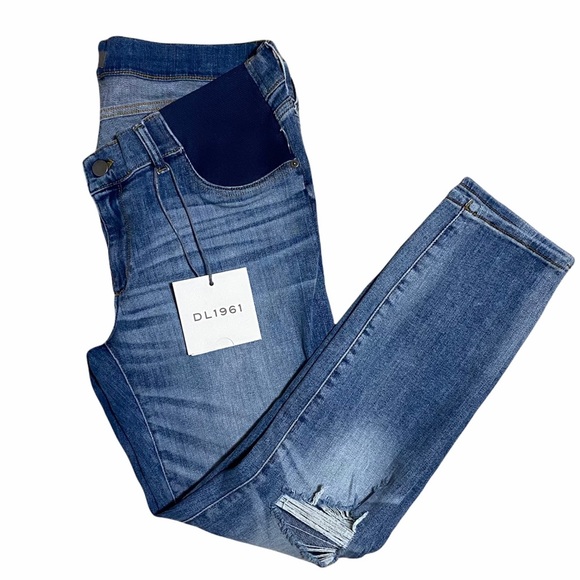 NEW DL1961 Florence Ankle Maternity Skinny Jeans - Picture 8 of 15